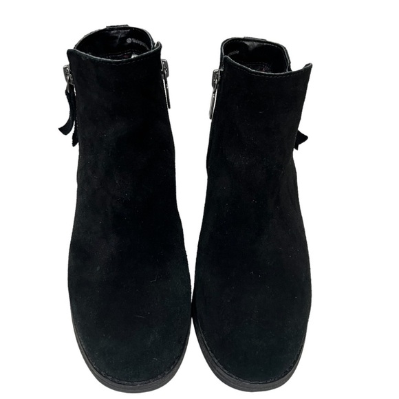 Blondo Black Suede Waterproof Booties Size 8 - Picture 2 of 9